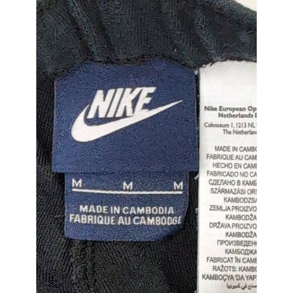 Nike Leg A See Swoosh‎ Legging Womens M Black Logo Athletic Activewear Gym - Picture 4 of 7